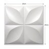 Kit 20 Placas PVC 3d Revestimento De Parede Decorativa Petalas 25 cm - 3