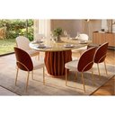 Ver imagem 1 de Mesa Sala Jantar Tokyo + 6 Cadeiras Lizy Freijo DJ Móveis