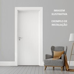 Porta semi-sólida Lisa com fundo primer 210x82cm - 3