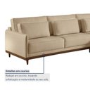 Ver imagem 6 de Sofá Living 280cm Chaise Lado Direito Artheus Linho