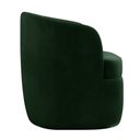 Ver imagem 7 de Poltrona Decorativa Design Moderno Bel Sala de Estar Base Giratória Veludo Verde G33 - Gran Belo