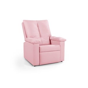 Poltrona Reclinável Lisboa Suede Estética Cílios Mamãe com Mocho/ Assento de Elevação