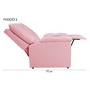 Ver imagem 5 de Poltrona Reclinável Lisboa Suede Estética Cílios Mamãe com Mocho/ Assento de Elevação