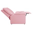 Ver imagem 7 de Poltrona Reclinável Lisboa Suede Estética Cílios Mamãe com Mocho/ Assento de Elevação