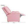 Poltrona Reclinável Lisboa Suede Estética Cílios Mamãe com Mocho/ Assento de Elevação - 4