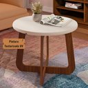 Ver imagem 3 de Mesa de Centro Jasmin 100% Mdf Cedro / Off White