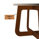 Ver mais imagens de Mesa de Centro Jasmin 100% Mdf Cedro / Off White