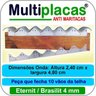 Placa Anti Maritacas Eternit Brasilit 4 mm Kit 18 peças - 1