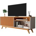 Ver imagem 1 de Rack para Tv até 65 Polegadas Ripado Off White Nature Buriti