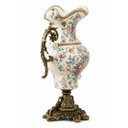 Ver imagem 4 de Ânfora Decorativo Vaso em Porcelana Florido a: 37cm L: 25cm P: 11cm