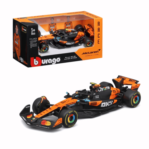 Miniatura F1 25 Mclaren Mcl39 4 Norris S/piloto 1:43 Bburago