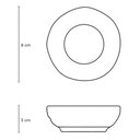 Ver imagem 6 de Kit 15 Ramequins 70ml Cerâmica Orgânico Preto Porta Shoyu Bu