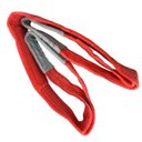 Ver imagem 1 de Cinta Elevaçao Carga 5 Toneladas 5 Metros Reforçada Resistente Obra Guincho Guindaste Reboque Mudanç