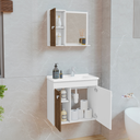 Ver imagem 2 de Kit Gabinete de Banheiro com Cuba Espelho Pia Branco Balcão