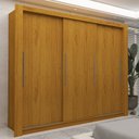 Ver imagem 1 de Guarda-Roupa Casal 3 Portas 100% MDF Roma
