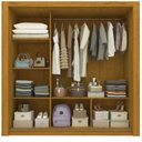 Ver imagem 4 de Guarda-Roupa Casal 3 Portas 100% MDF Roma