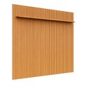Ver imagem 2 de Painel Ripado para TV até 85 Polegadas 100% MDF 230,5cmx250cm Aloe CabeCasa MadeiraOriginals