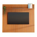 Ver imagem 6 de Painel Ripado para TV até 85 Polegadas 100% MDF 230,5CMX250CM Aloe Espresso Móveis