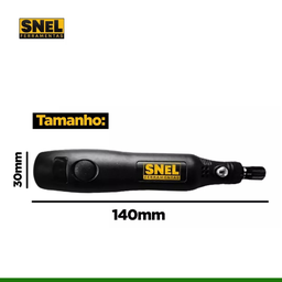 Micro Retifica Elétrica Profissional 130w 40 Peças Mini Retifica Dupla Isolação Snel - 7