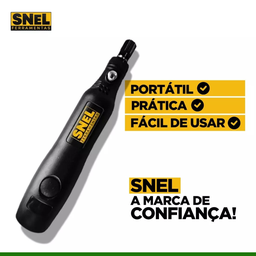 Micro Retifica Elétrica Profissional 130w 40 Peças Mini Retifica Dupla Isolação Snel - 3
