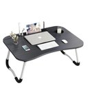 Ver imagem 1 de Mesa Dobrável de Notebook Cama Sofá Usb Luz Ventilador Preta