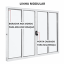 Ver imagem 3 de Janela de Correr Alumínio Branco 04 Folhas Classic