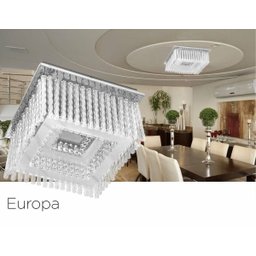 Plafon Europa 370 LED 22W 3000/4000/6000K:Transparente/M - 1