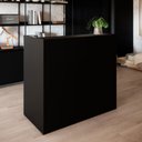 Ver imagem 1 de Balcão Atendimento Recepção Escritório 90 Cm X 110 Cm F5 Cor:preto