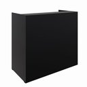 Ver imagem 2 de Balcão Atendimento Recepção Escritório 90 Cm X 110 Cm F5 Cor:preto