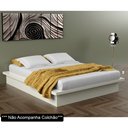 Ver imagem 2 de Cama de Madeira para Colchão Casal ou Queen Flutuante 100% MDF TW22 Off White - Dalla Costa