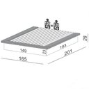 Ver imagem 4 de Cama de Madeira para Colchão Casal ou Queen Flutuante 100% MDF TW22 Off White - Dalla Costa