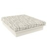 Cama de Madeira para Colchão Casal ou Queen Flutuante 100% MDF TW22 Off White - Dalla Costa - 3