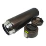 Garrafa Térmica 500ml Aço Inox Inquebrável Vacuum Cup Marrom - 4