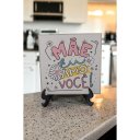 Ver imagem 2 de Azulejo Decorativo - Mãe Eu Amo Você - 14,5 X 18,5 X 9cm