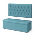 Ver imagem 2 de Kit Painel Centaurus 160 e Calçadeira Sagitarius Couro Aradecor