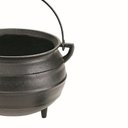 Ver imagem 2 de Caldeirão Tripé Ferro com Arco Panela Mineira 22x17,5cm 5,8l