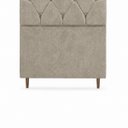 Ver imagem 6 de Cabeceira para Cama Solteiro Estofada ,088 ,Mts Zoe Vilajo: Suede Crush Cappucino