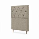 Ver imagem 4 de Cabeceira para Cama Solteiro Estofada ,088 ,Mts Zoe Vilajo: Suede Crush Cappucino