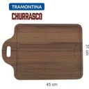 Ver imagem 1 de Tabua para Churrasco Retangular Tramontina com alça 45 x 31 cm 13137/290