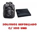 Ver imagem 1 de Saco de Lixo 30litros C/ 100 Un Preto Reforçado Cor:preto