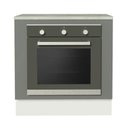 Ver imagem 6 de Balcão para Forno de Embutir 80 X 60 Cm com Tampo Branco/cinza Agata Madesa