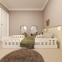 Ver imagem 4 de Cama Infantil Montessoriana Solteiro Tuli Zoe Branco