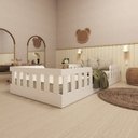 Ver imagem 2 de Cama Infantil Montessoriana Solteiro Tuli Zoe Branco