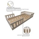 Ver imagem 6 de Cama Infantil Montessoriana Solteiro Tuli Zoe Branco