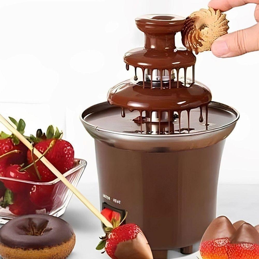 Mini Cascata Fonte de Chocololate Elétrica para Fondue - 4