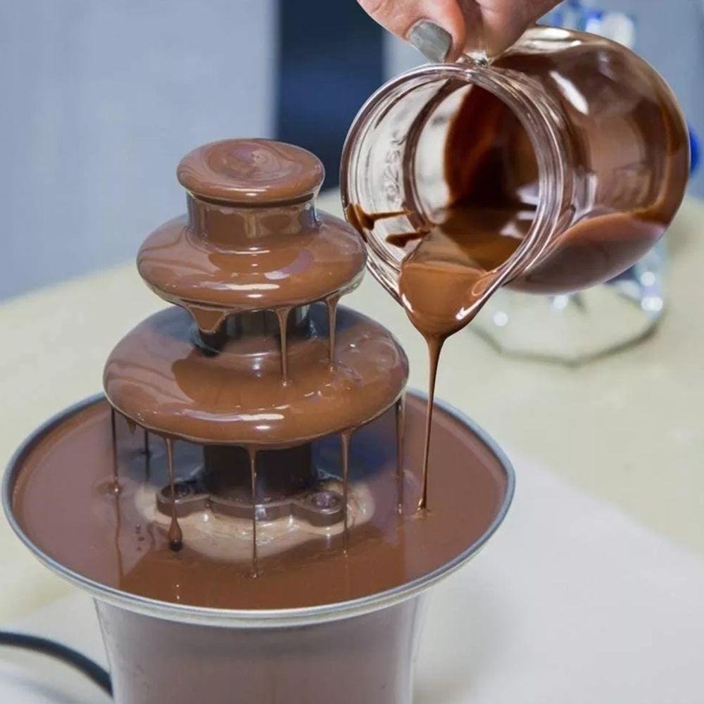 Mini Cascata Fonte de Chocololate Elétrica para Fondue - 7