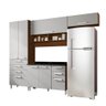 Cozinha Completa Bartira Topázio com 6 Portas e 7 Gavetas - 2