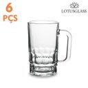 Ver imagem 2 de 6 Canecas de Vidro para Chopp e Cerveja Veneza 350ml LotusGlass