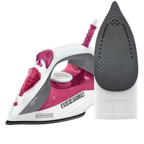 Fero 1200W Black E Decker Fx2200-Br Branco E Rosa - 2