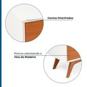 Ver imagem 5 de Rack Madeira Maciça 2 Gavetas Off White
